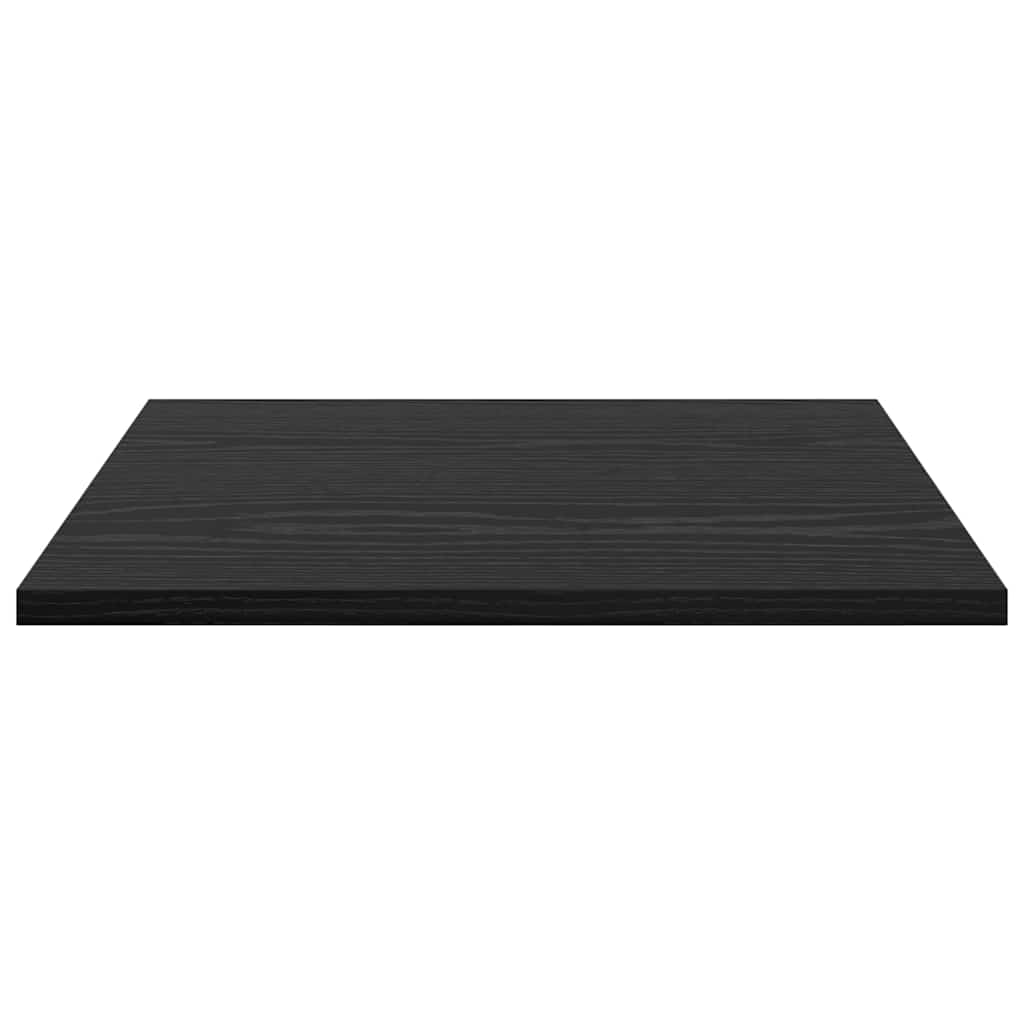 Bokhyllebrett 4 pcs Svart 40 x 40 x 1,5 cm Konstruert tre