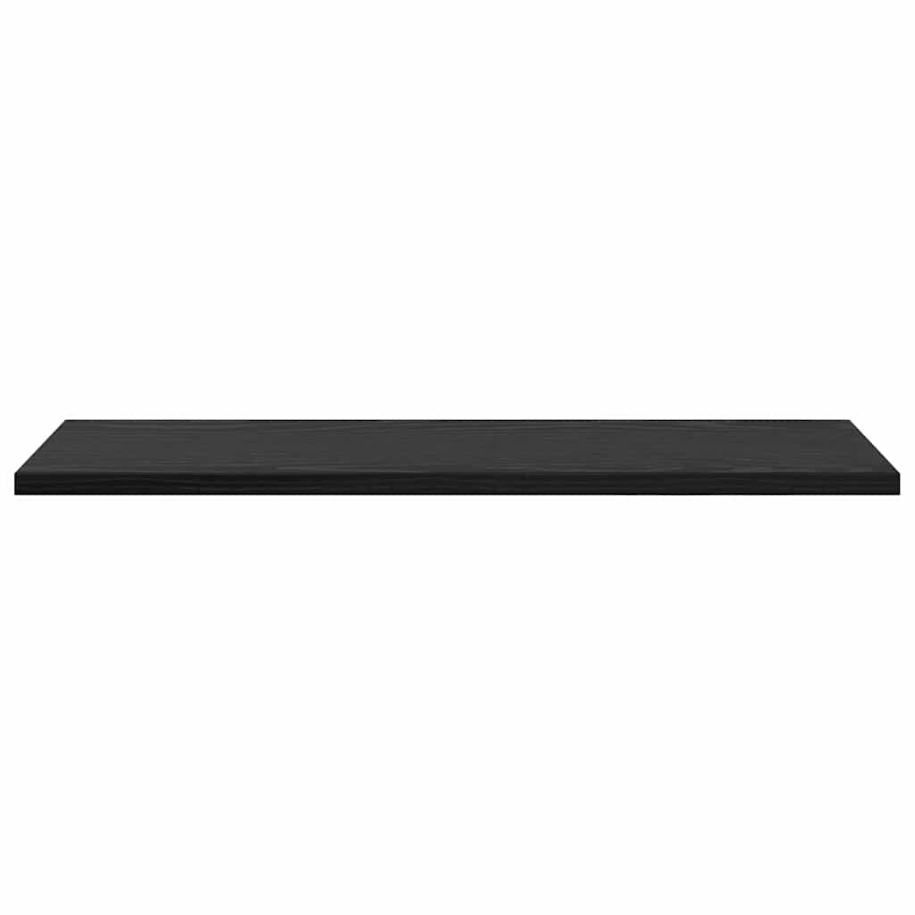 Bokhyllebrett 4 pcs Svart 60 x 20 x 1,5 cm Konstruert tre