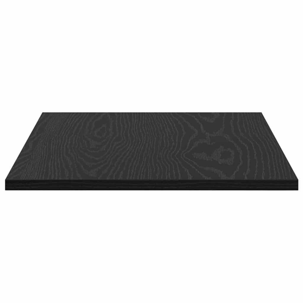 Bokhyllebrett 4 pcs Svart 60 x 40 x 1,5 cm Konstruert tre