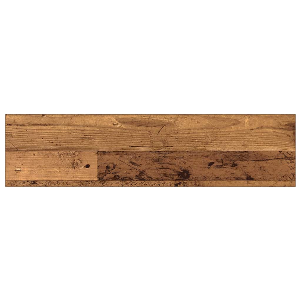Bokhyllebrett 4 pcs Brun 80 x 20 x 1,5 cm Konstruert tre