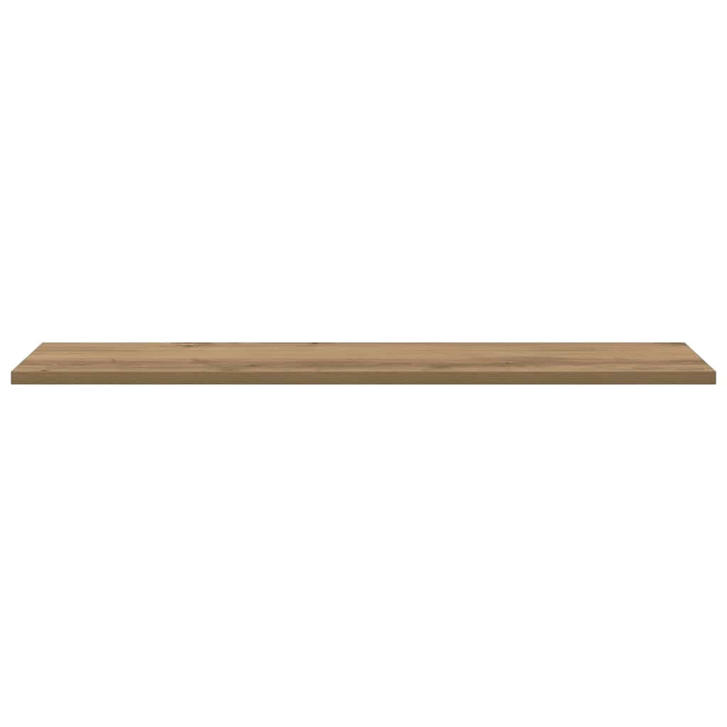 Bokhyllebrett 4 pcs Brun 80 x 20 x 1,5 cm Konstruert tre