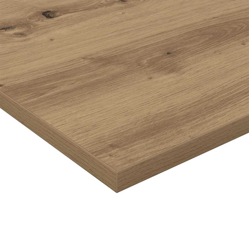 Bokhyllebrett 4 pcs Brun 80 x 40 x 1,5 cm Konstruert tre