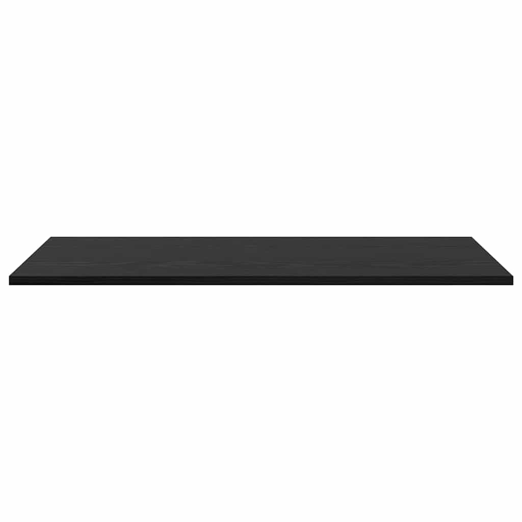 Bokhyllebrett 4 pcs Svart 80 x 40 x 1,5 cm Konstruert tre