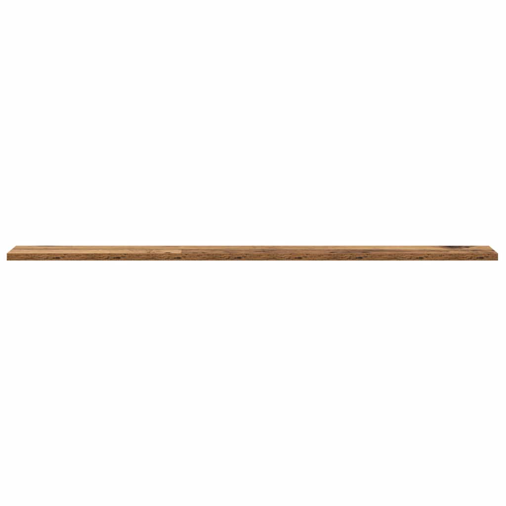 Bokhyllebrett 4 pcs Brun 100 x 10 x 1,5 cm Konstruert tre
