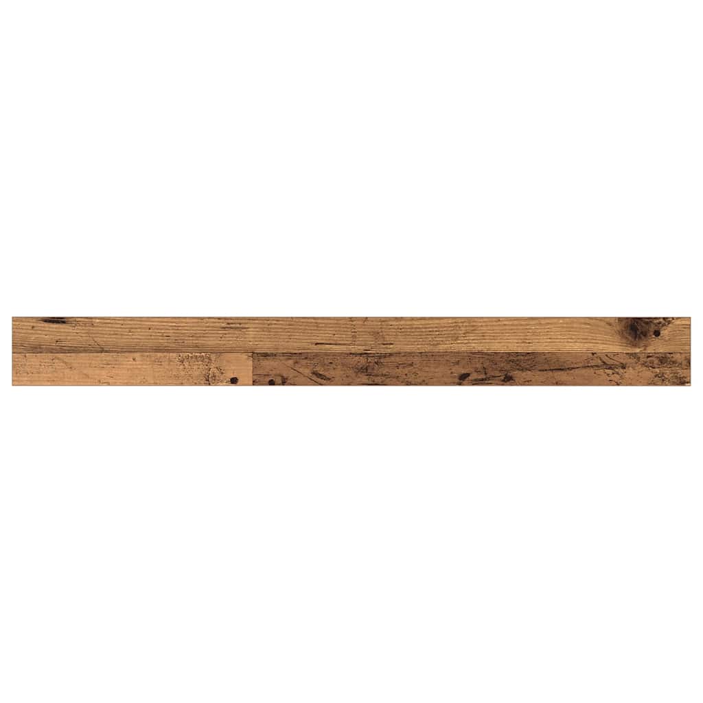Bokhyllebrett 4 pcs Brun 100 x 10 x 1,5 cm Konstruert tre