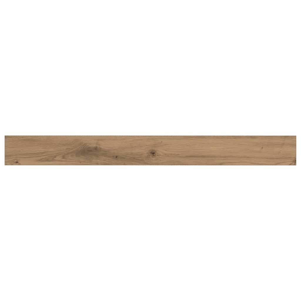 Bokhyllebrett 4 pcs Brun 100 x 10 x 1,5 cm Konstruert tre