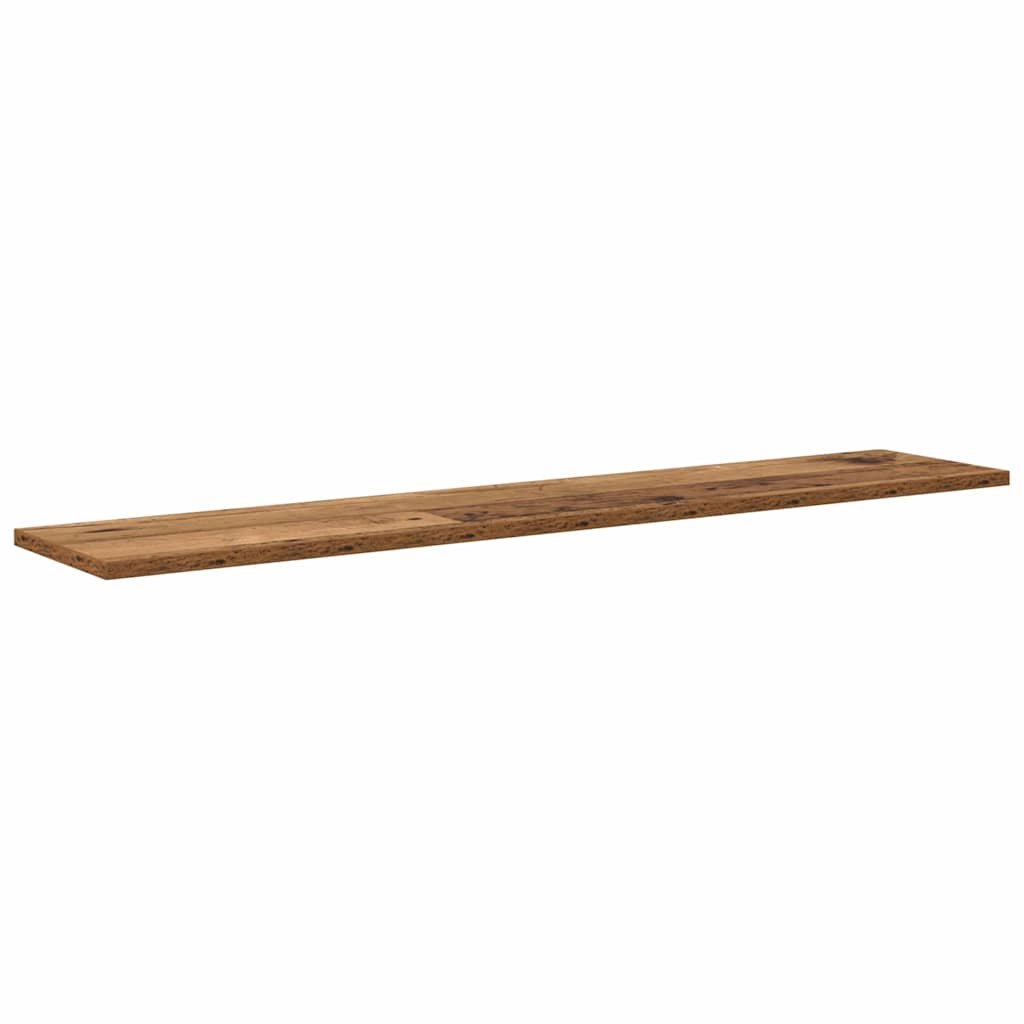 Bokhyllebrett 4 pcs Brun 100 x 20 x 1,5 cm Konstruert tre