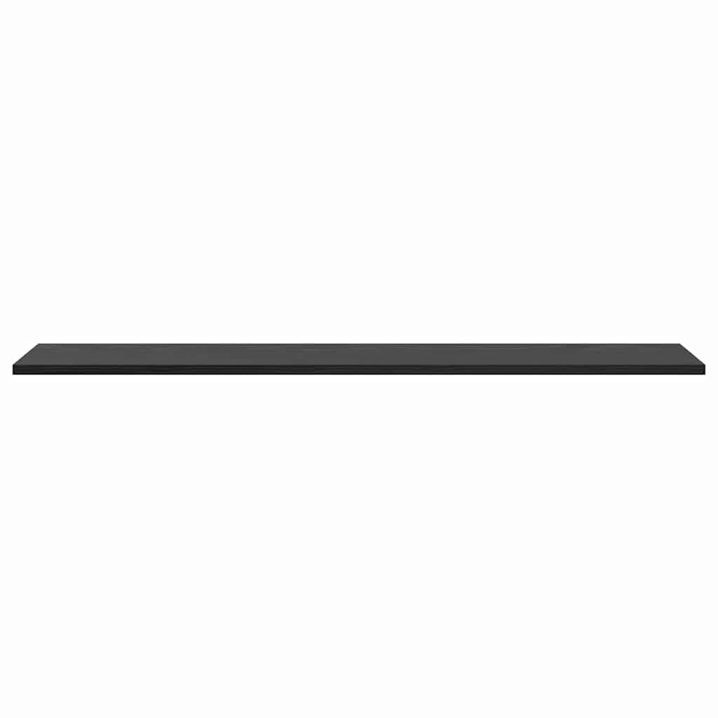 Bokhyllebrett 4 pcs Svart 100 x 20 x 1,5 cm Konstruert tre