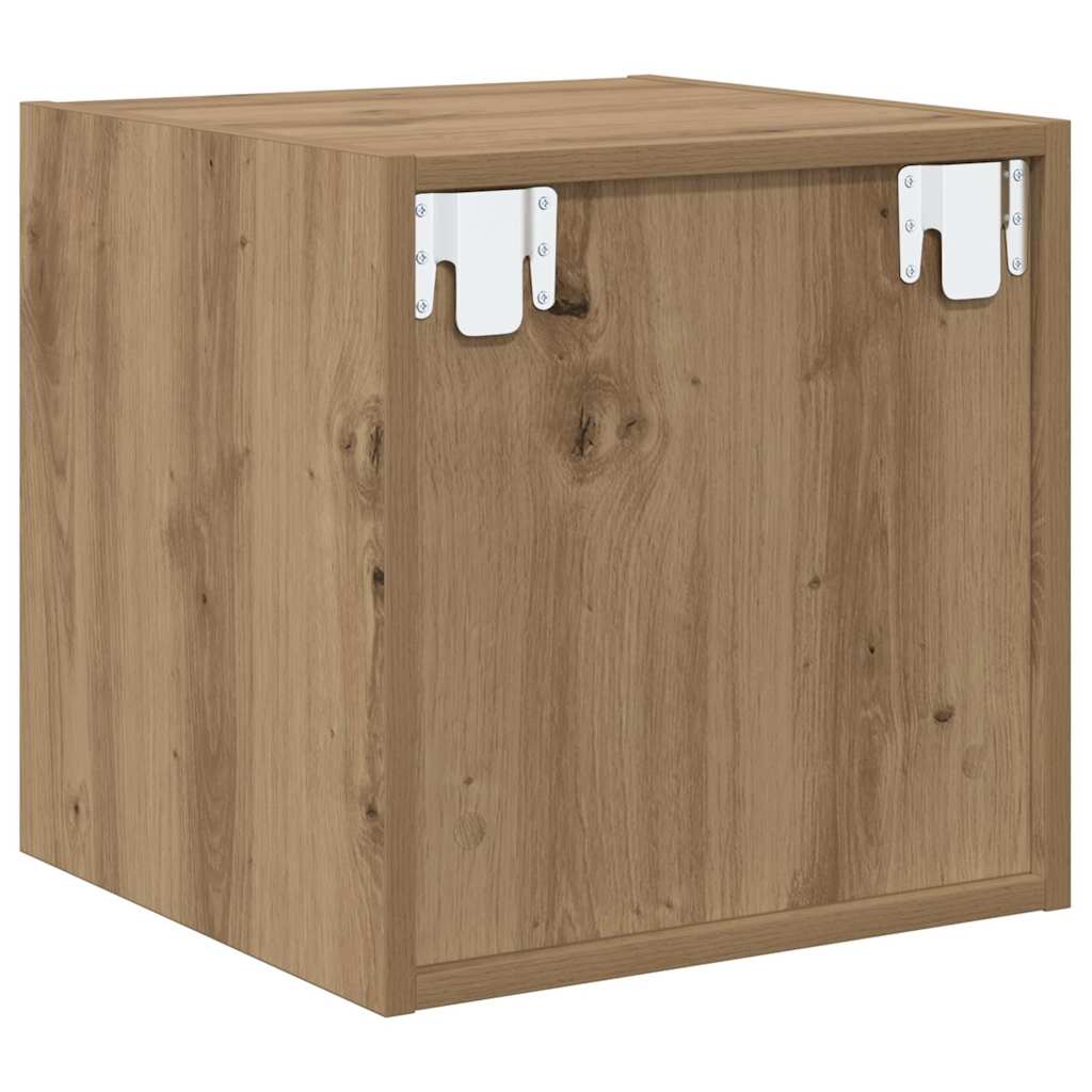 Veggskap med hylle Artisan Eik 37 x 37 x 37 cm Konstruert tre