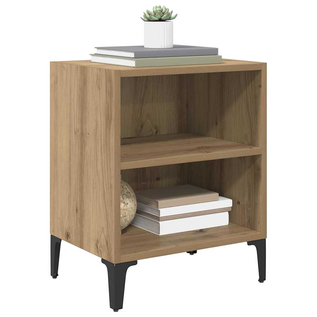 Nattbordskap 2 stk. Artisan Eik 40 x 30 x 50 cm Konstruert tre