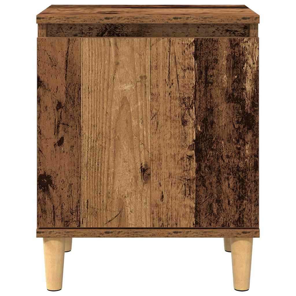 Nattbordskap Gammelt tre 40 x 30 x 50 cm Konstruert tre