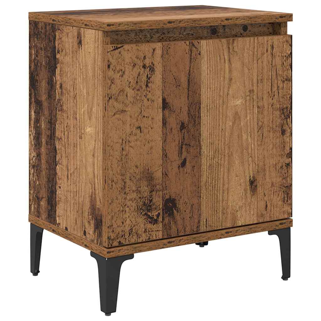 Nattbordskap Gammelt tre 40 x 30 x 50 cm Konstruert tre