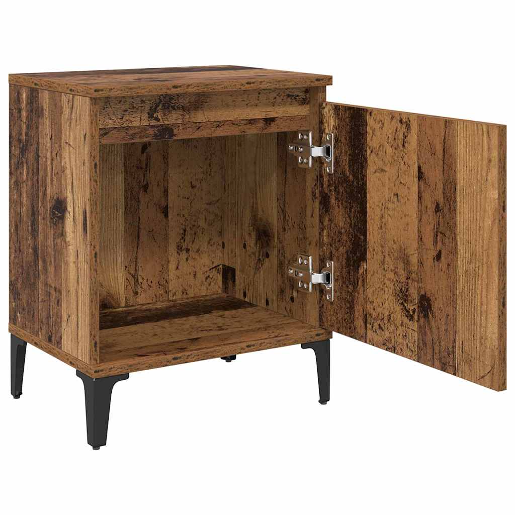 Nattbordskap Gammelt tre 40 x 30 x 50 cm Konstruert tre