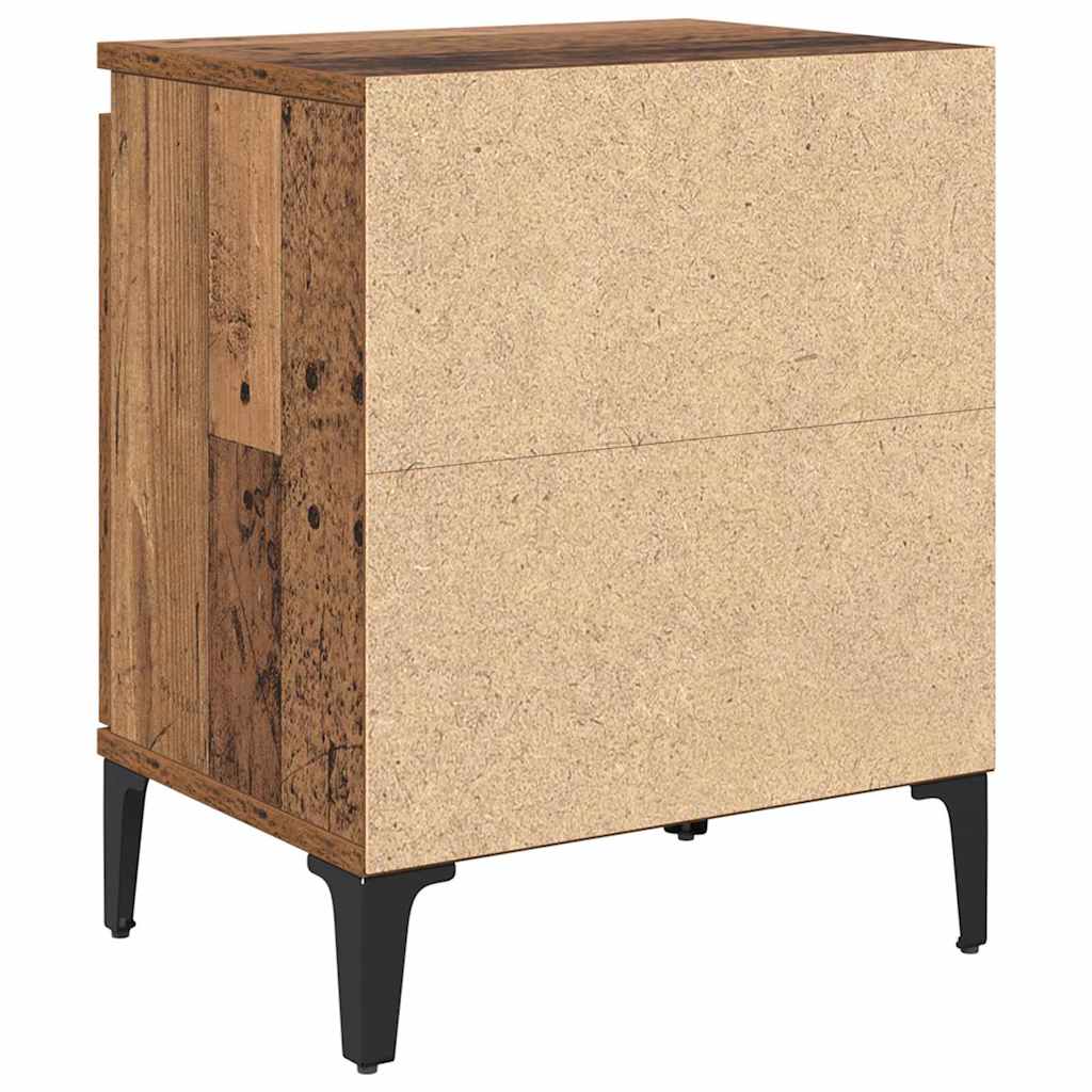 Nattbordskap Gammelt tre 40 x 30 x 50 cm Konstruert tre