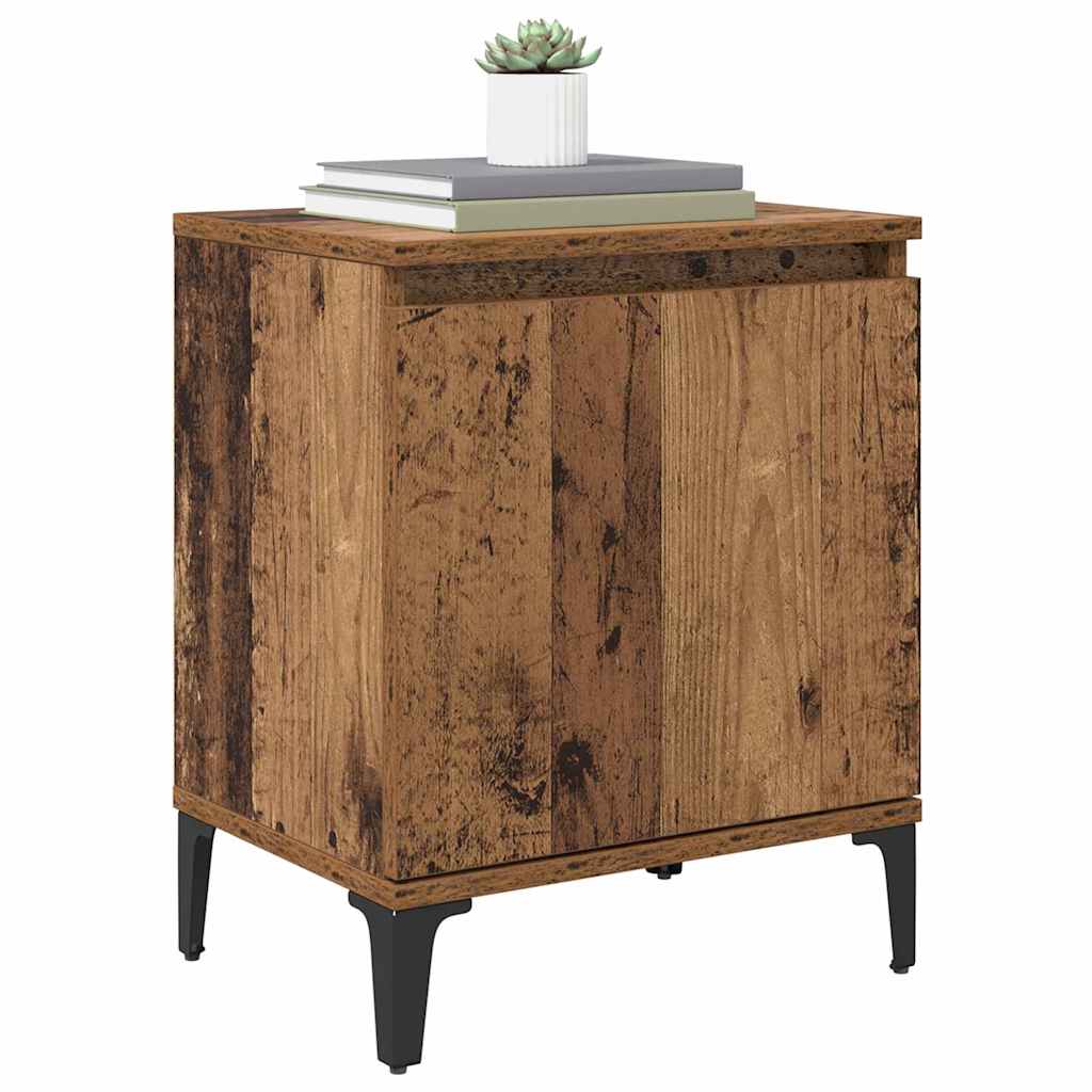 Nattbordskap Gammelt tre 40 x 30 x 50 cm Konstruert tre