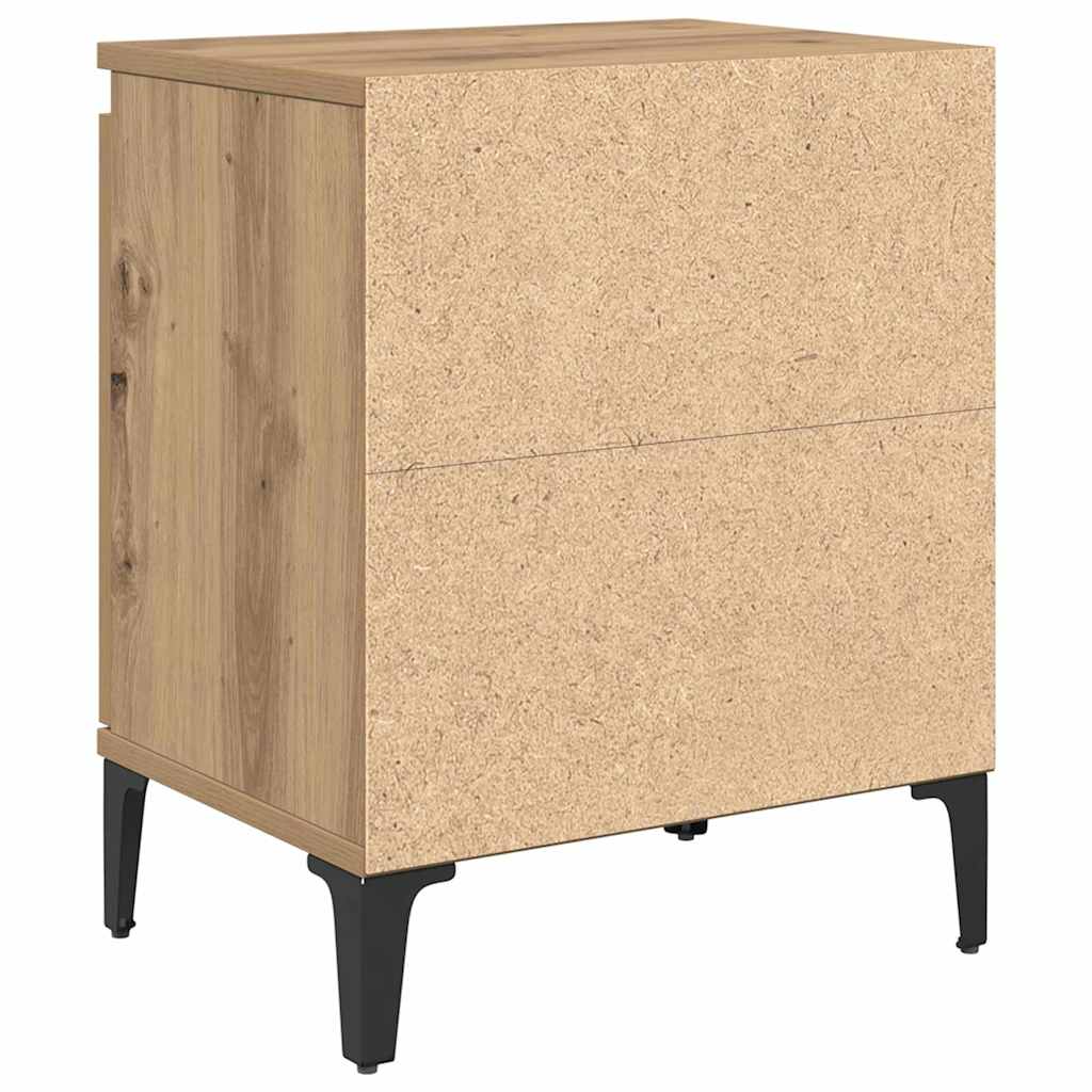 Nattbordskap Artisan Eik 40 x 30 x 50 cm Konstruert tre