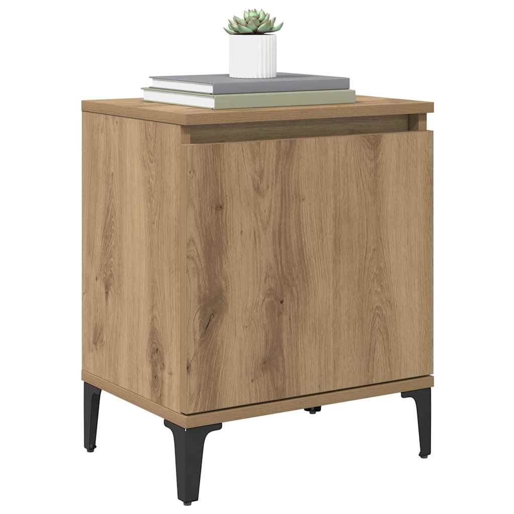 Nattbordskap Artisan Eik 40 x 30 x 50 cm Konstruert tre