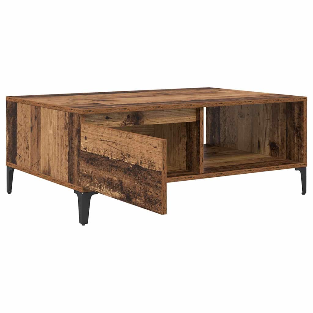 Kaffebord Gammelt tre 90 x 60 x 35 cm Konstruert tre