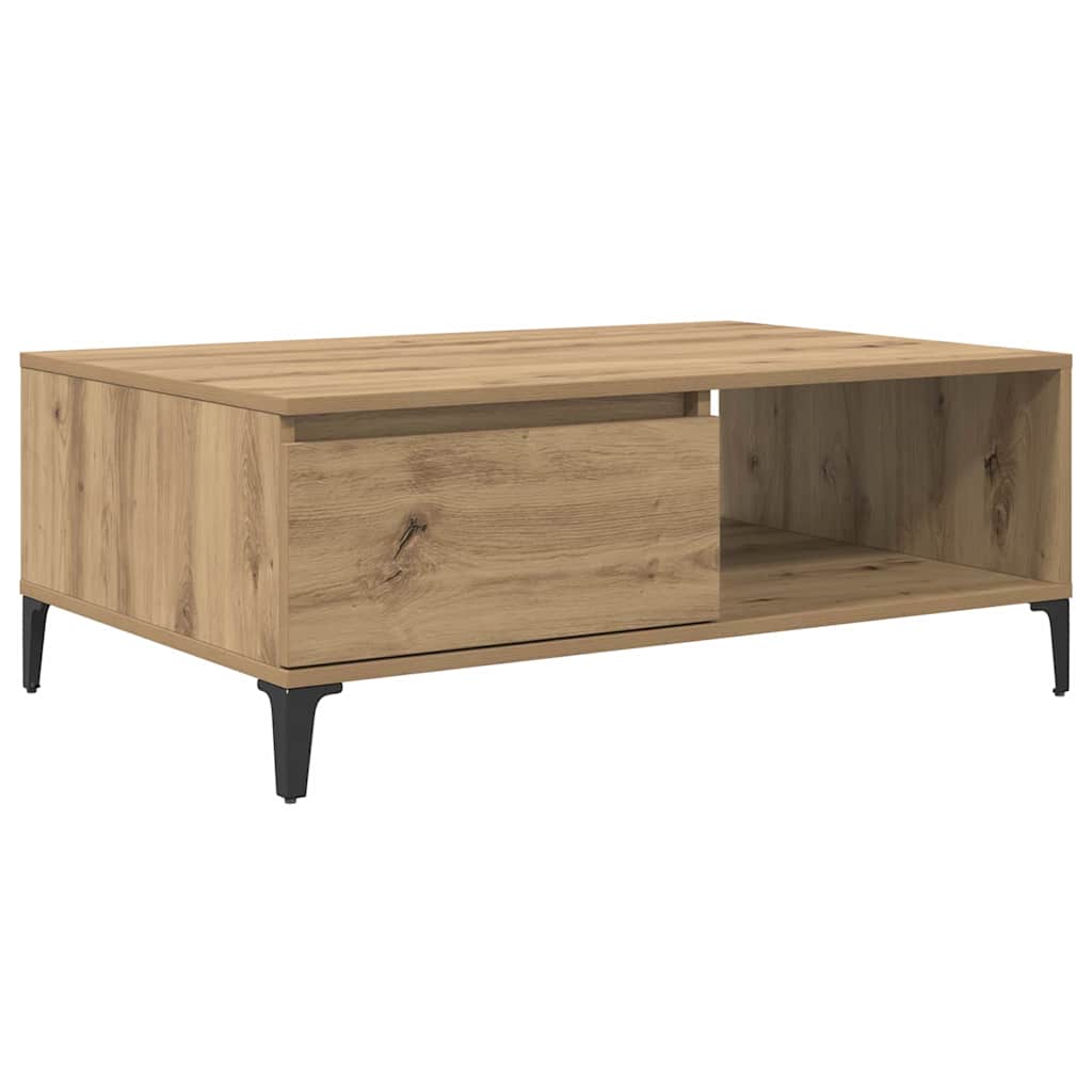 Kaffebord artisan eik 90 x 60 x 35 cm Konstruert tre