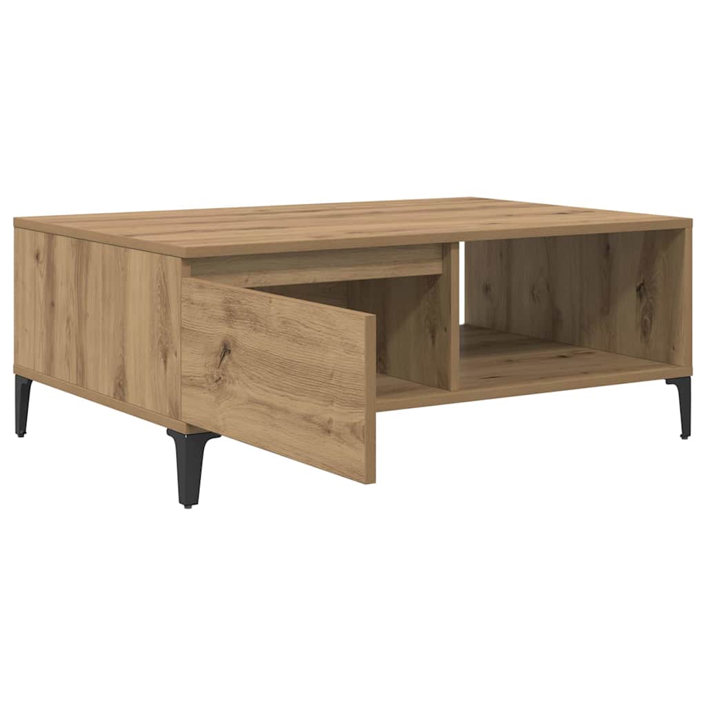 Kaffebord artisan eik 90 x 60 x 35 cm Konstruert tre