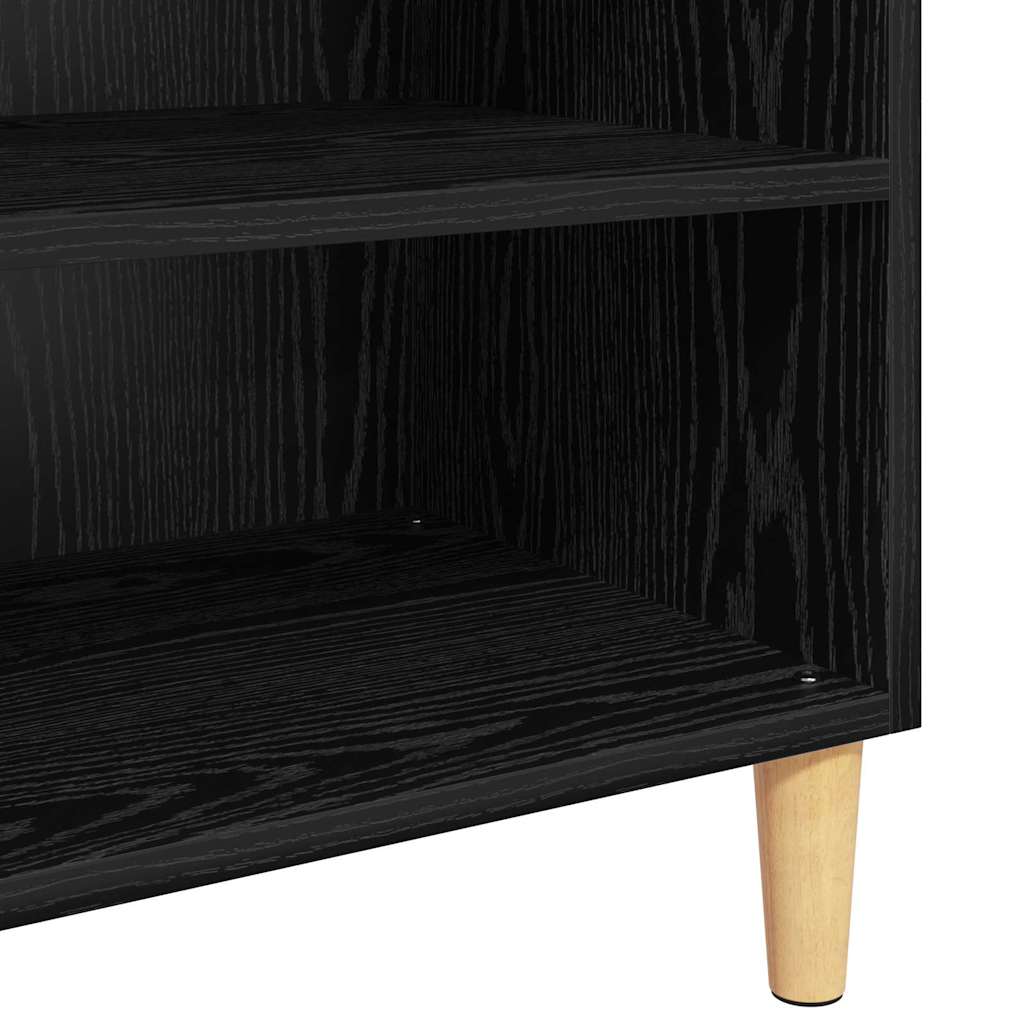 Serviesskap Svart Eik 57 x 35 x 89,5 cm Konstruert tre