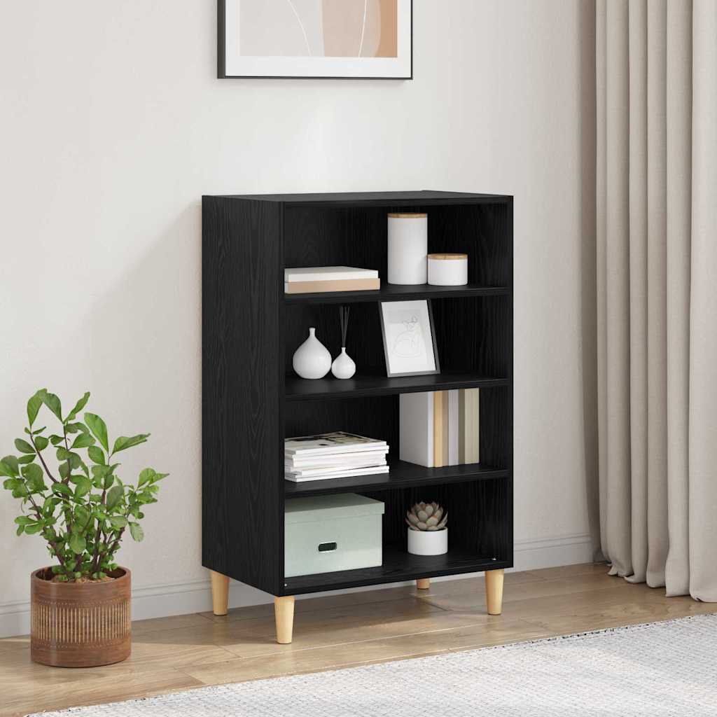 Serviesskap Svart Eik 57 x 35 x 89,5 cm Konstruert tre