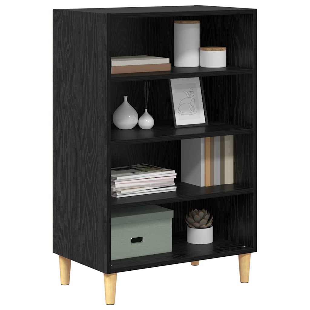 Serviesskap Svart Eik 57 x 35 x 89,5 cm Konstruert tre