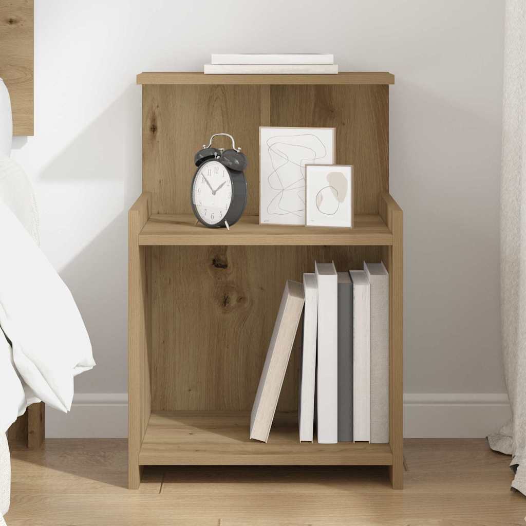 Nattbordskap Artisan Eik 40 x 35 x 60 cm Konstruert tre