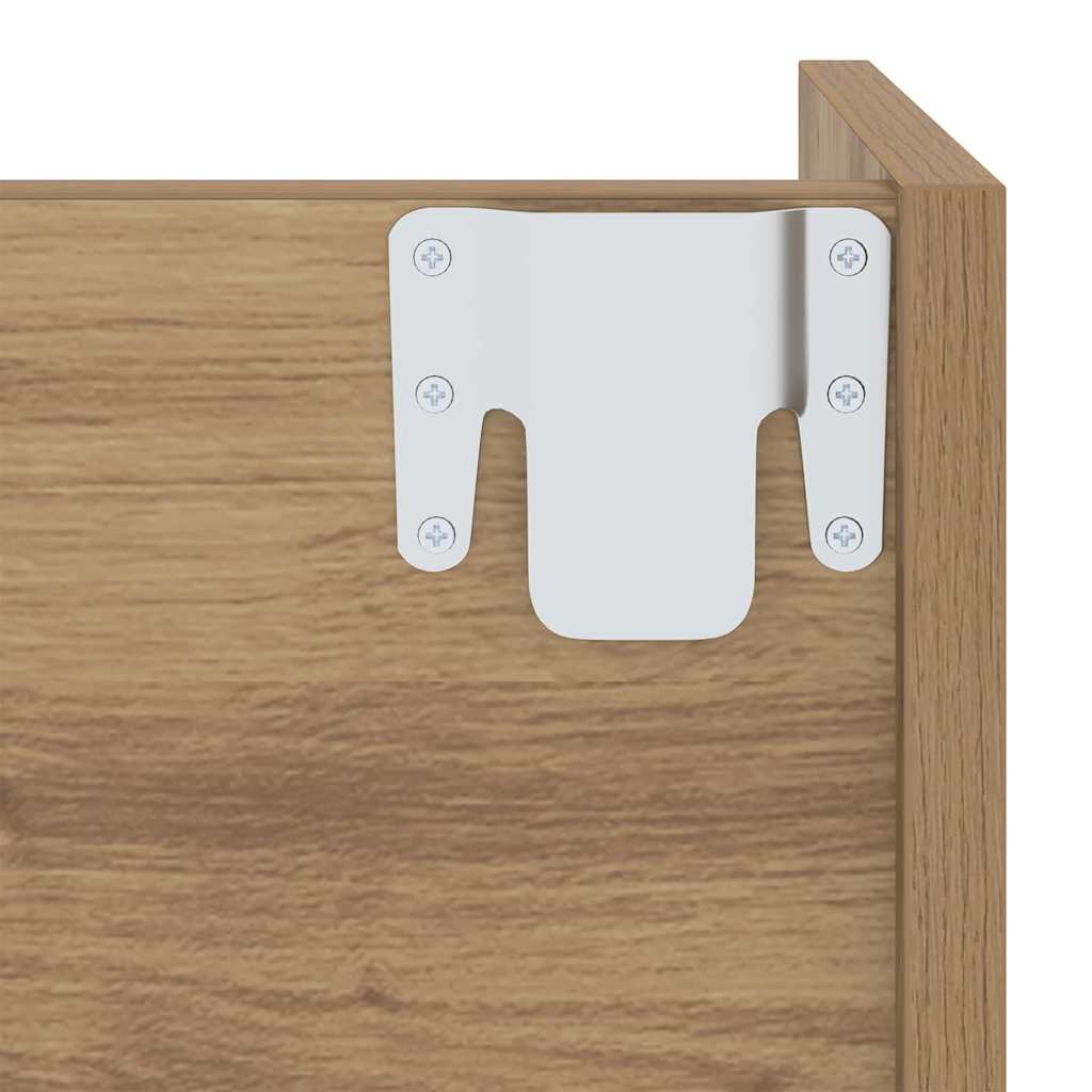 Sko Skap 2 pcs Artisan Eik 60 x 18 x 60 cm Konstruert tre