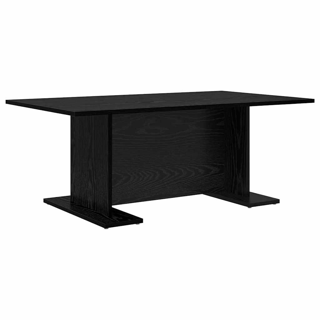 Kaffebord Svart eik 103,5 x 60 x 40 cm Konstruert tre