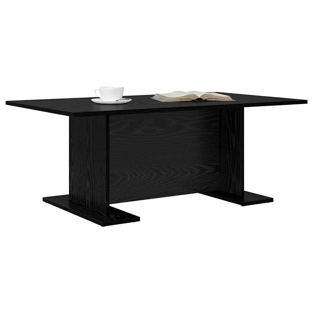 Kaffebord Svart eik 103,5 x 60 x 40 cm Konstruert tre