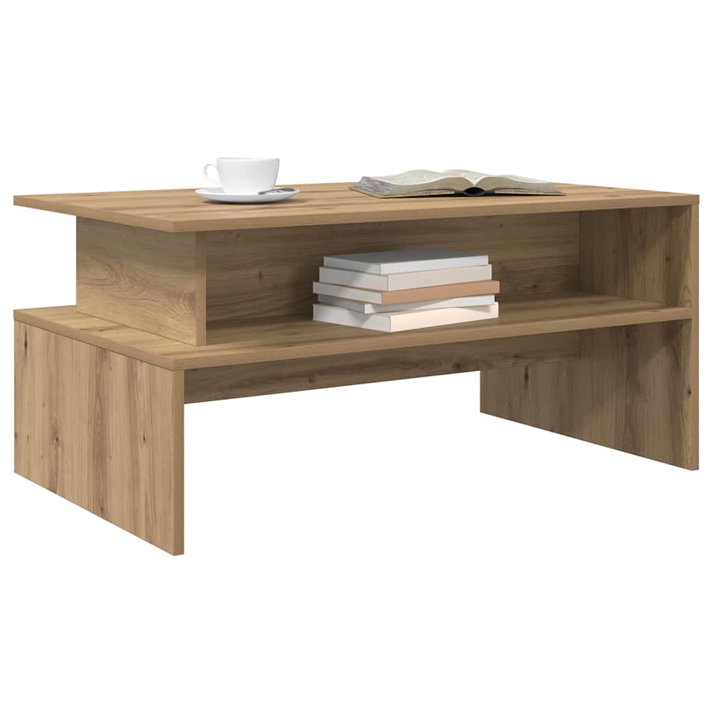 Kaffebord Artisan Eik 90 x 55 x 42,5 cm Konstruert tre