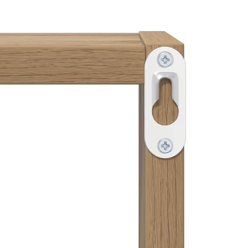 Vegghyller Veggmontert 2 pcs Artisan Eik Konstruert tre