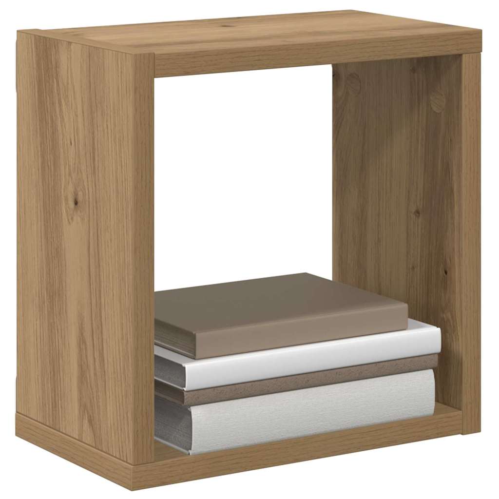 Vegghyller Veggmontert 2 pcs Artisan Eik Konstruert tre