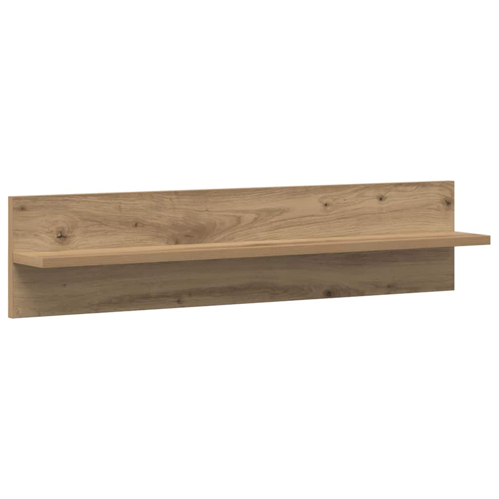 Vegghylle 2 pcs Artisan Eik 80 x 11,5 x 18 cm Konstruert tre