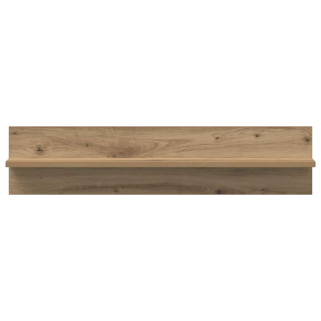Vegghylle 2 pcs Artisan Eik 80 x 11,5 x 18 cm Konstruert tre