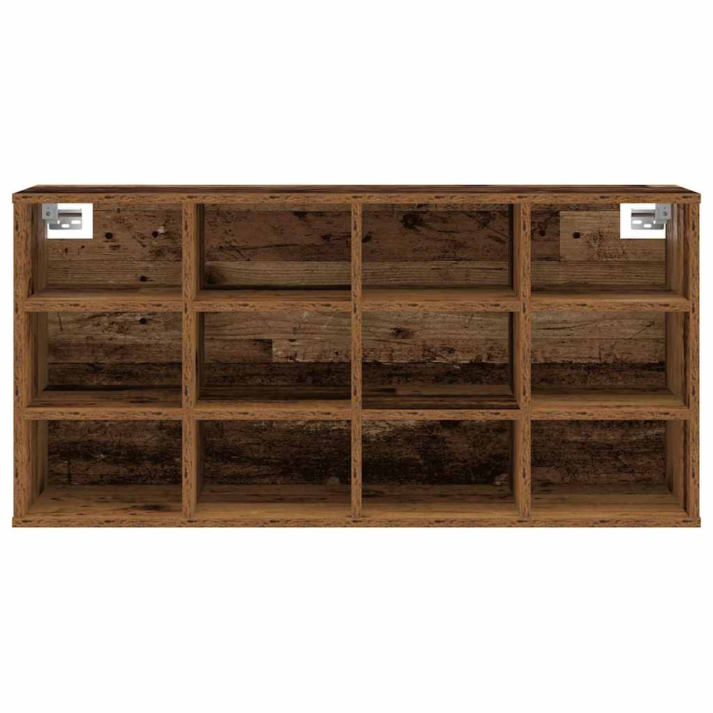 Sko Skap med hylle Gammelt tre 103 x 30 x 51 cm Konstruert tre