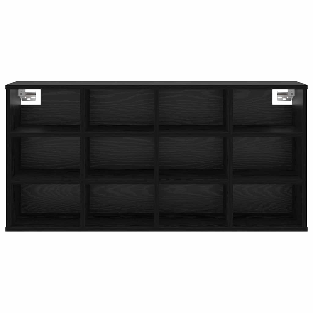 Sko Skap med hylle Svart Eik 103 x 30 x 51 cm Konstruert tre