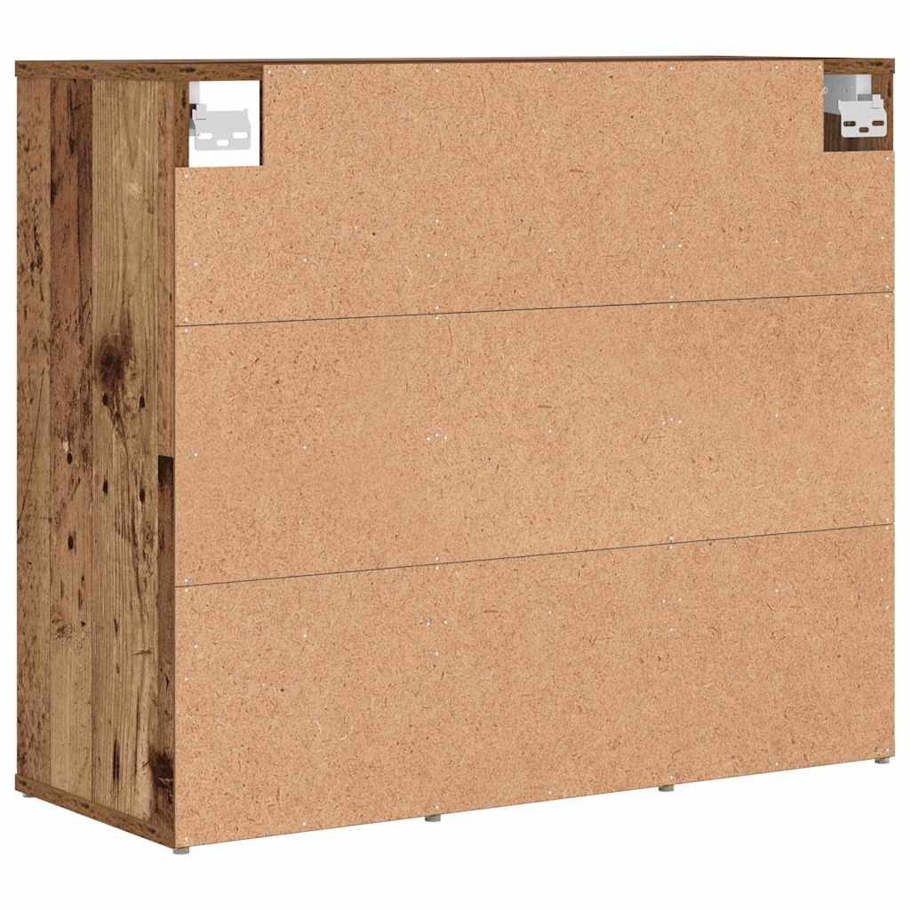 Sko Skap med hylle Gammelt tre 77,5 x 30 x 67 cm Konstruert tre