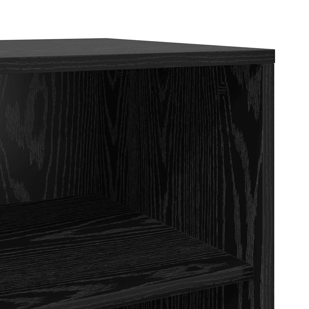 Serviesskap Svart 70 x 41 x 75 cm Konstruert tre