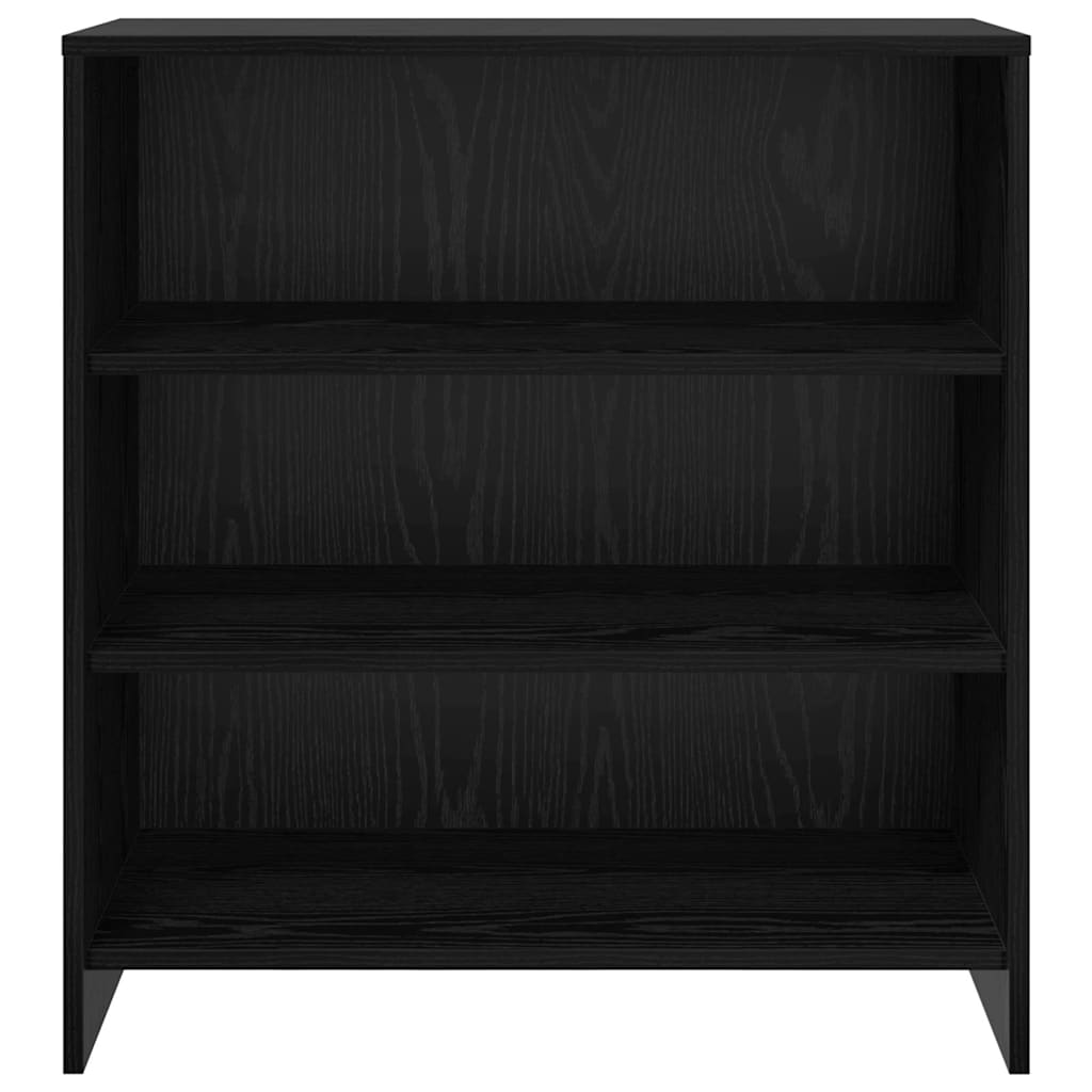 Serviesskap Svart 70 x 41 x 75 cm Konstruert tre