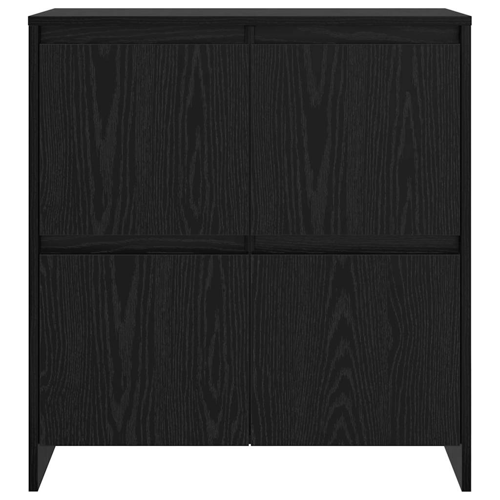 Serviesskap Svart Eik 70 x 41 x 75 cm Konstruert tre