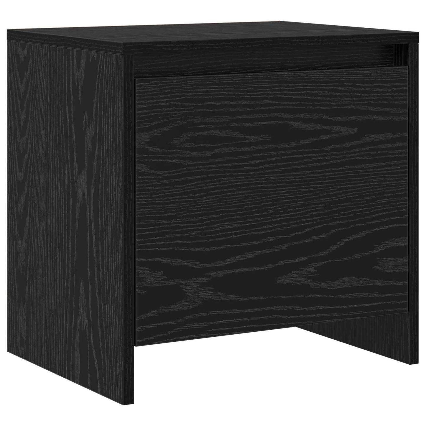 Nattbordskap Svart Eik 45 x 34 x 44,5 cm Konstruert tre