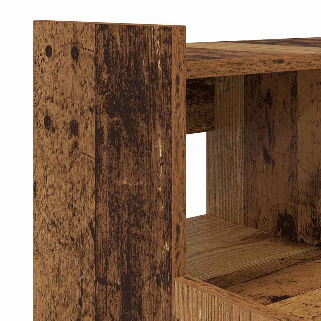 Skrivebord med hylle Gammelt tre 97 x 45 x 90 cm Konstruert tre