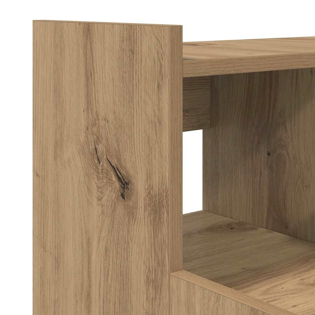 Skrivebord med hylle Artisan Eik 97 x 45 x 90 cm Konstruert tre
