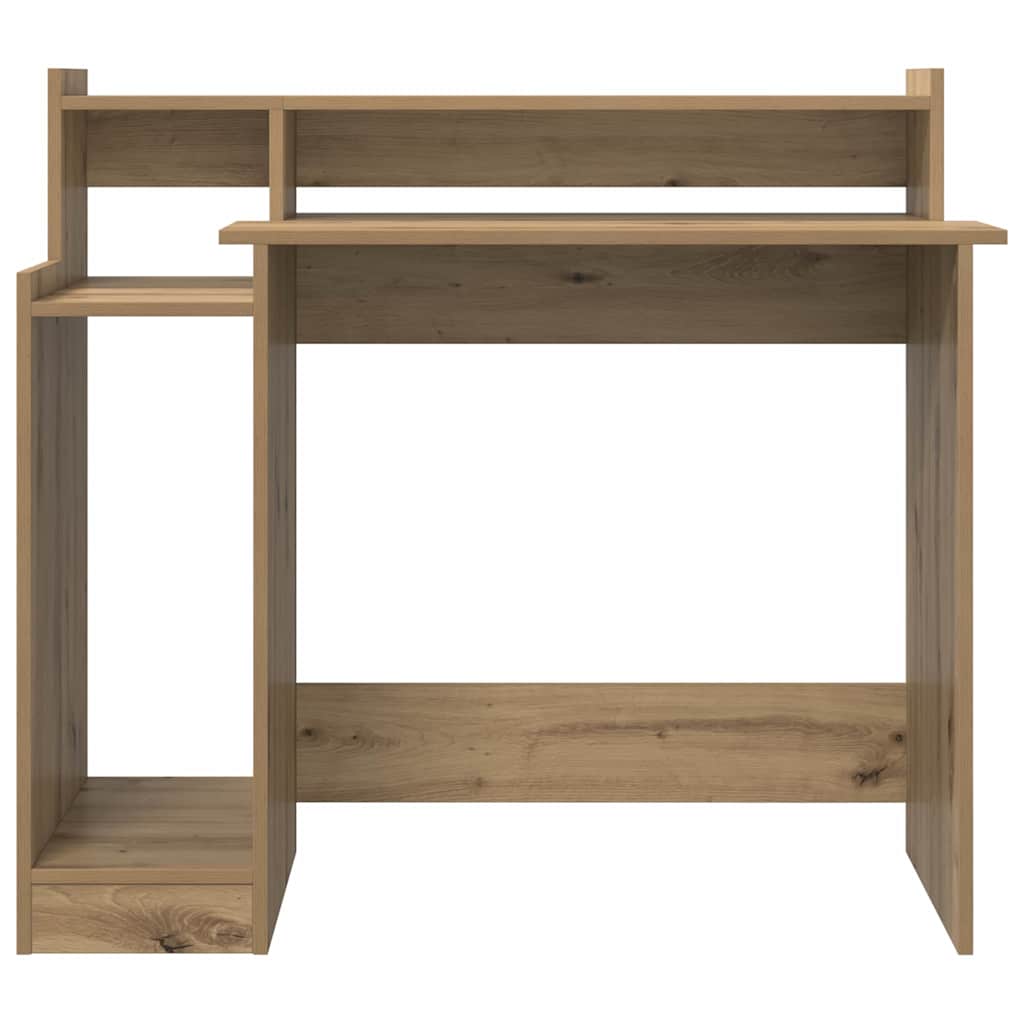 Skrivebord med hylle Artisan Eik 97 x 45 x 90 cm Konstruert tre