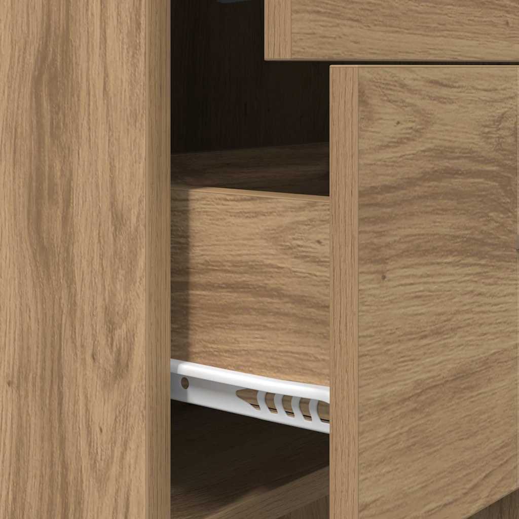 Bokskap artisan eik 40 x 35 x 180 cm Konstruert tre