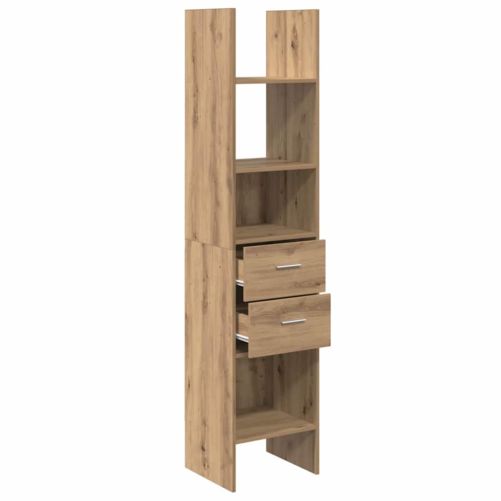 Bokskap artisan eik 40 x 35 x 180 cm Konstruert tre