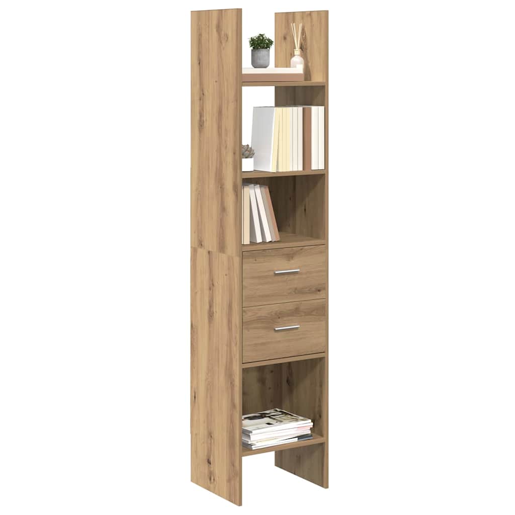 Bokskap artisan eik 40 x 35 x 180 cm Konstruert tre