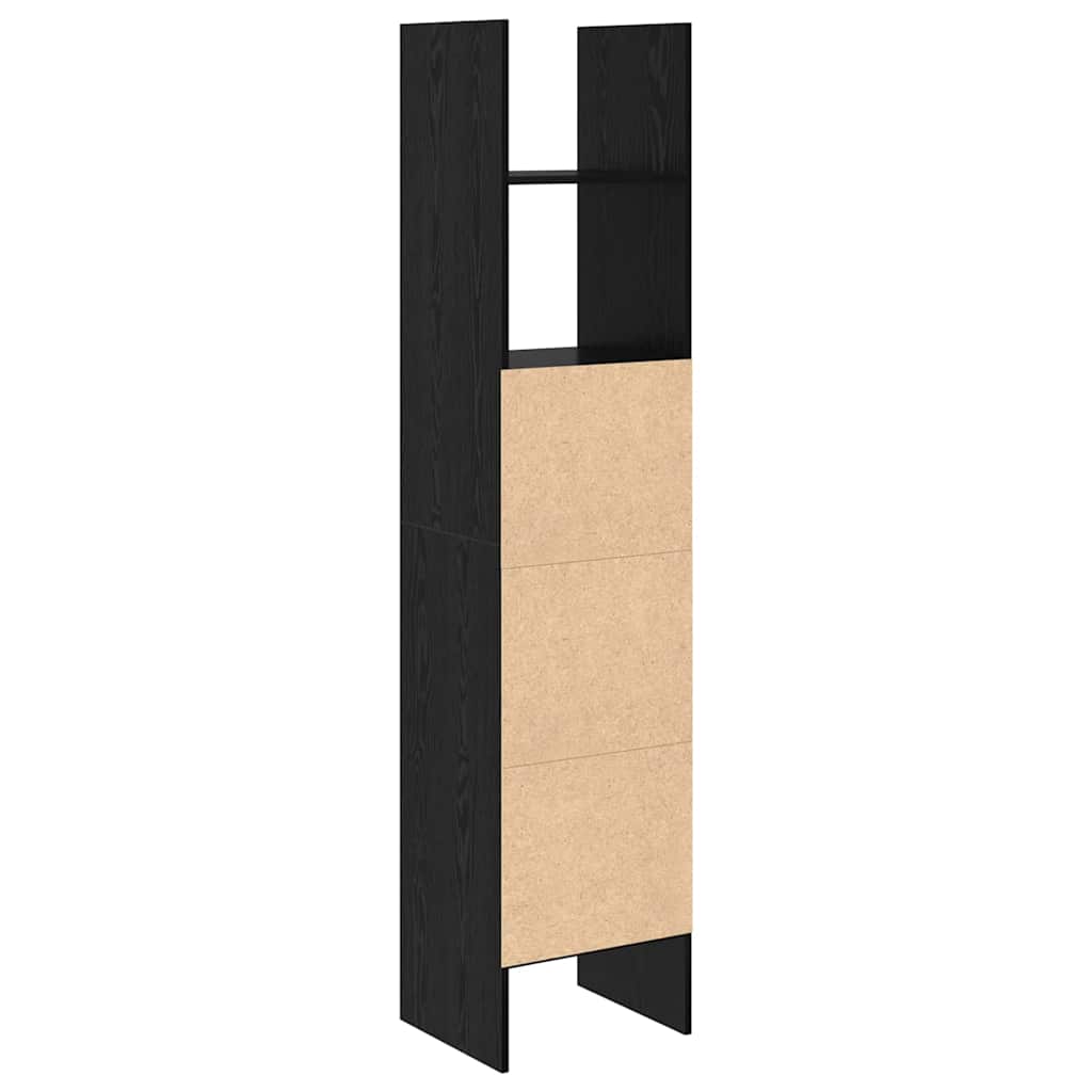Bokskap Svart eik 40 x 35 x 180 cm Konstruert tre
